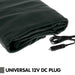 Heated Electric Car Blanket 150x110cm 12v - Black