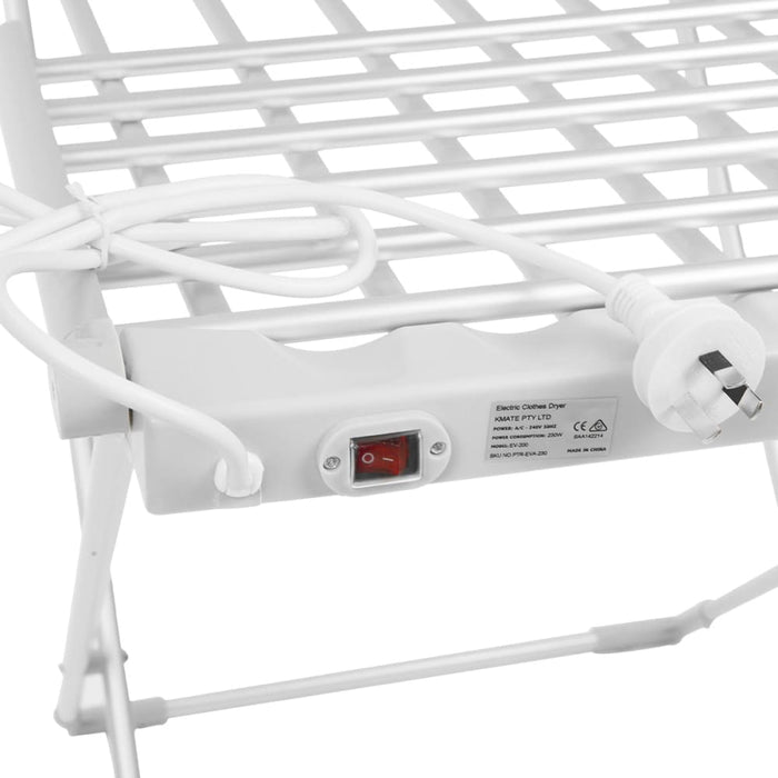 Heated Towel Clothes Rack Dryer Warmer Bathroom Air 230w