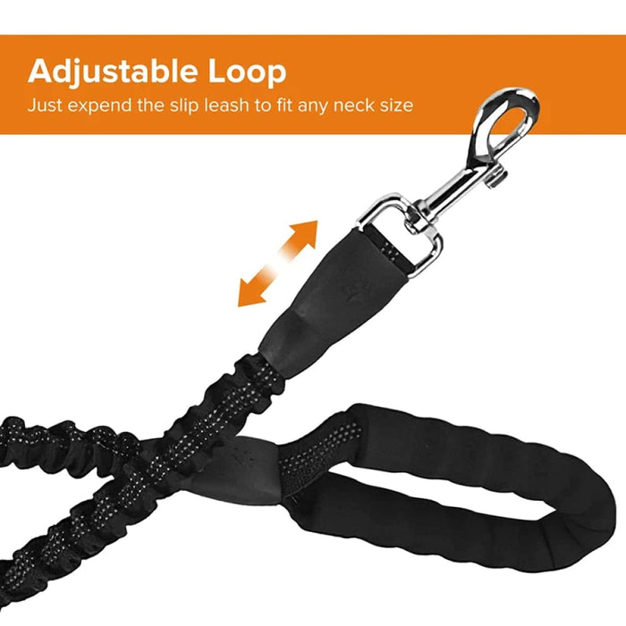 Heavy Duty Dog Leash Stretchable Reflective