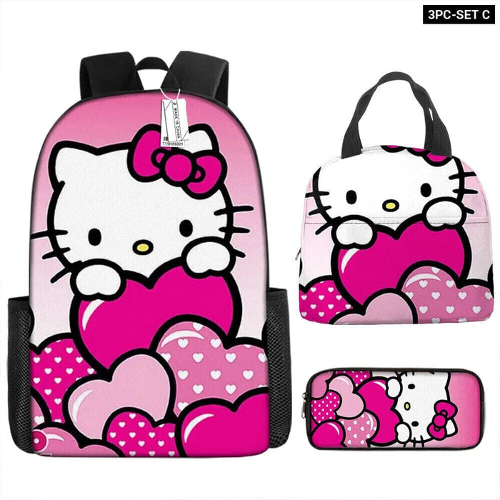 Hello Kitty Lunch Bag For Primary And Middle School Students