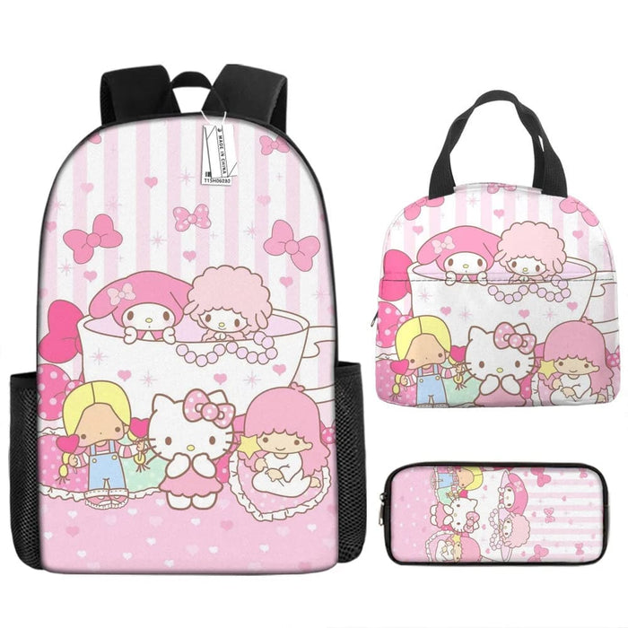 Hello Kitty Lunch Bag For Primary And Middle School Students