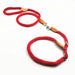 Hemp p Chain Slip Collar Dog Leash