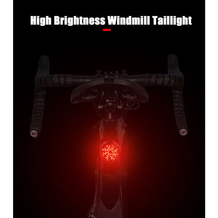 High Brightness Usb Rechargable Tail Light With 8 Modes