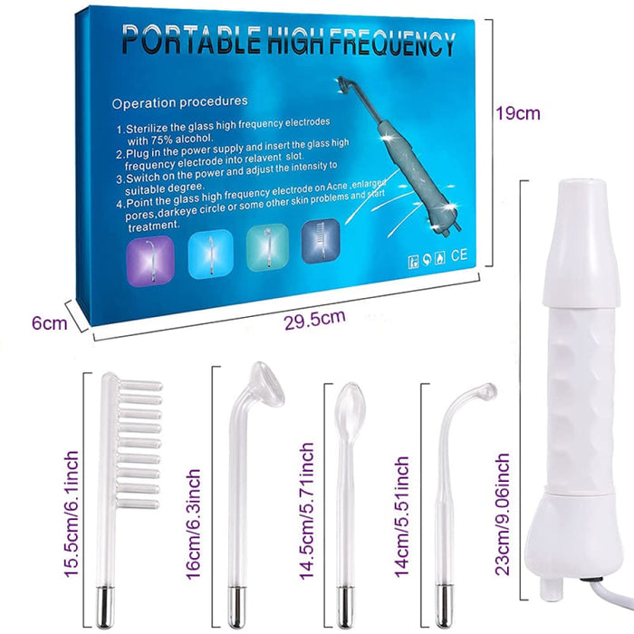 High-frequency Spot Remover Skin Therapy Electrode Wand