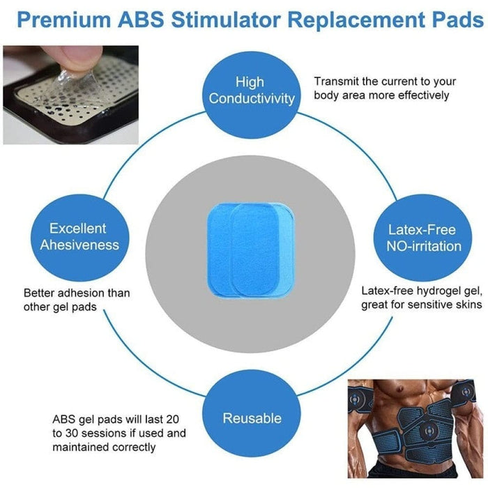 Abs High-quality Replacement Gel Pads For Ems Muscle