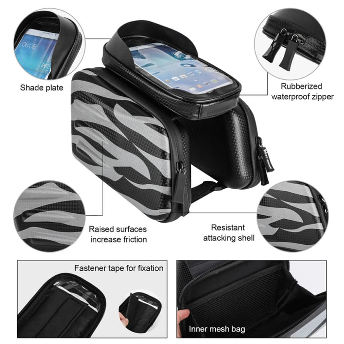 High Quality Waterproof Touch Front Frame Bicycle Bag