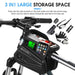 High Quality Waterproof Touch Front Frame Bicycle Bag