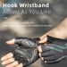 High Reflective Ant-slip Shockproof Fingerless Gloves