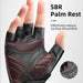 High Reflective Ant-slip Shockproof Fingerless Gloves