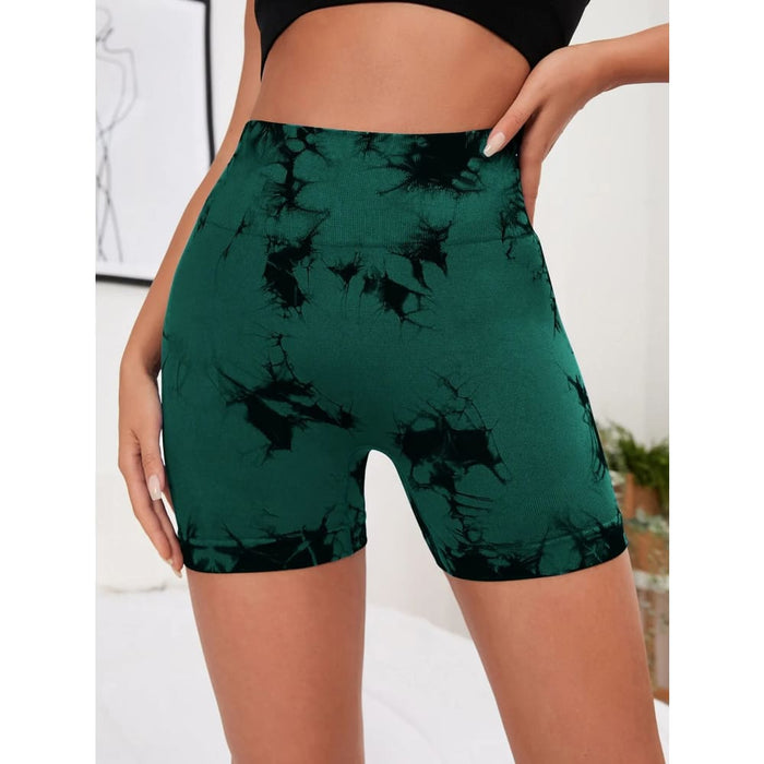 High Waist Quick Dried Fitness Triple Pants Seamless Tie