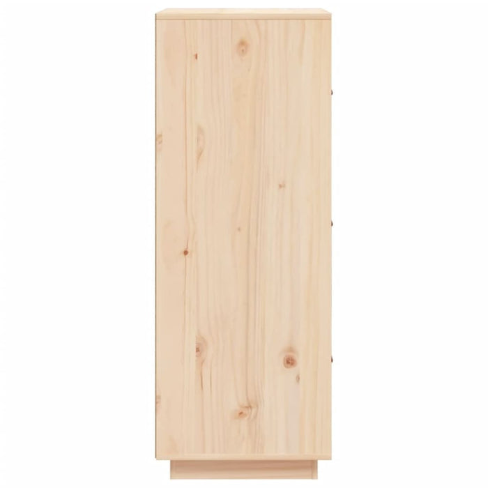 Highboard 34x40x108.5 Cm Solid Wood Pine Nxboli