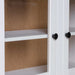 Highboard White 93x40.5x180 Cm Solid Pinewood Panama Range