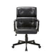 Home Office Chair In Black Pu