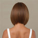 Honey Brown Bob Wig With Bangs