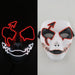 Horror Led Neon Disguised Mask Luminous Full Face Cosplay