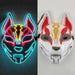 Horror Led Neon Disguised Mask Luminous Full Face Cosplay