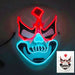 Horror Led Neon Disguised Mask Luminous Full Face Cosplay