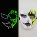 Horror Led Neon Disguised Mask Luminous Full Face Cosplay