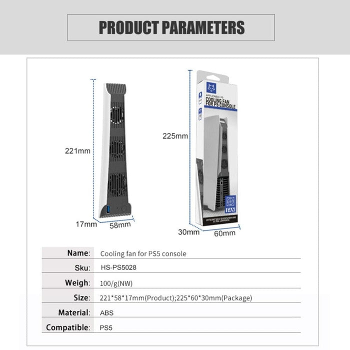 Host Fan Drive Version Digital Universal Cooling Ps5