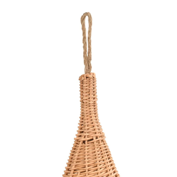 Cat House With Cushion 40x60 Cm Natural Willow Teepee Oibiii