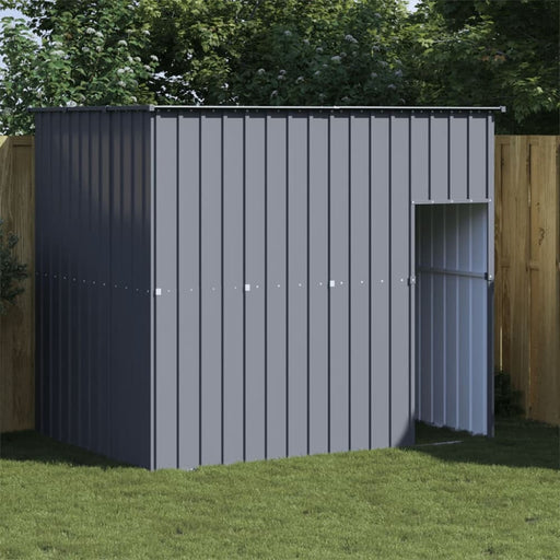 Dog House With Roof Anthracite 214x153x181 Cm Galvanised