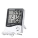 Htc 1 2pcs Lcd Electronic Humidity Meter Thermometer Smart