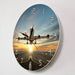 Huge Two Storeys Commercial Jetliner Wall Clock Airplane