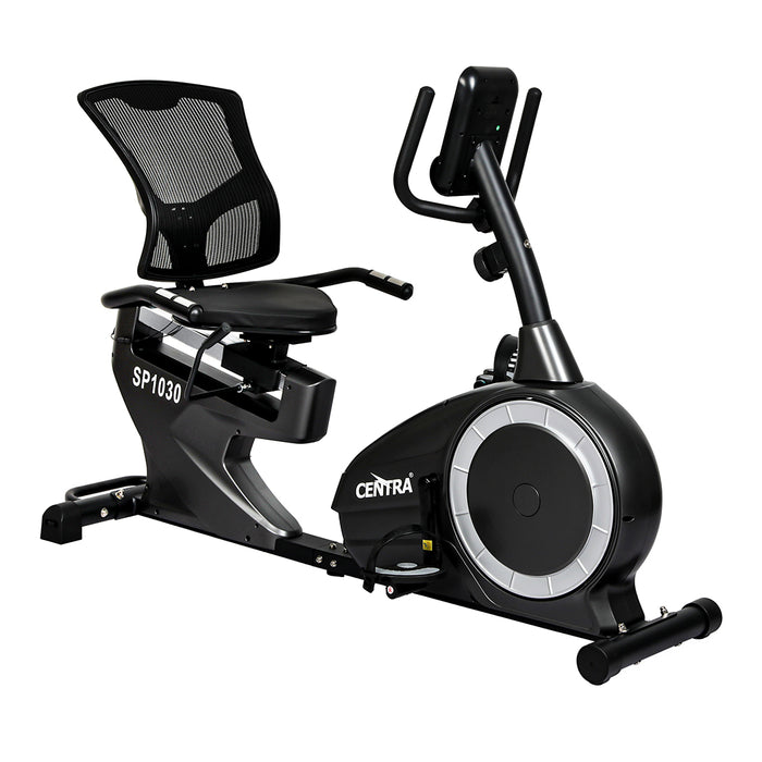 Recumbent Exercise Bike - Black Grey