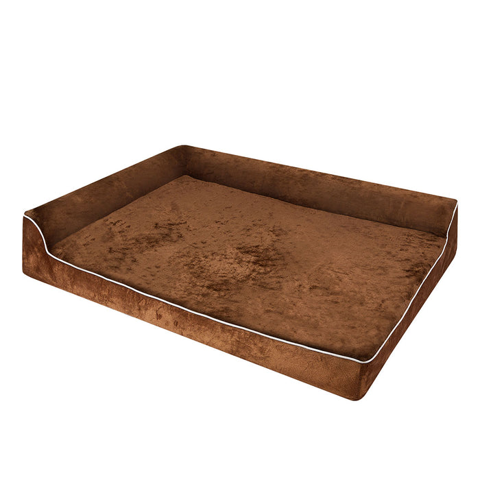 Goslash Picks Orthopedic Dog Bed L Coffee