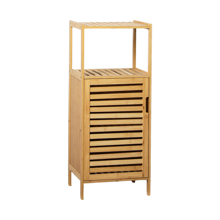 Goslash Picks Bathroom Bamboo Storage Cabinet Natural