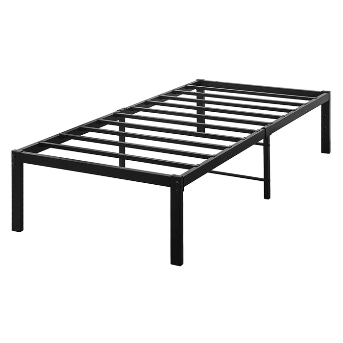 Goslash Picks Single Size Metal Bed Frame Heavy Duty Storage Space