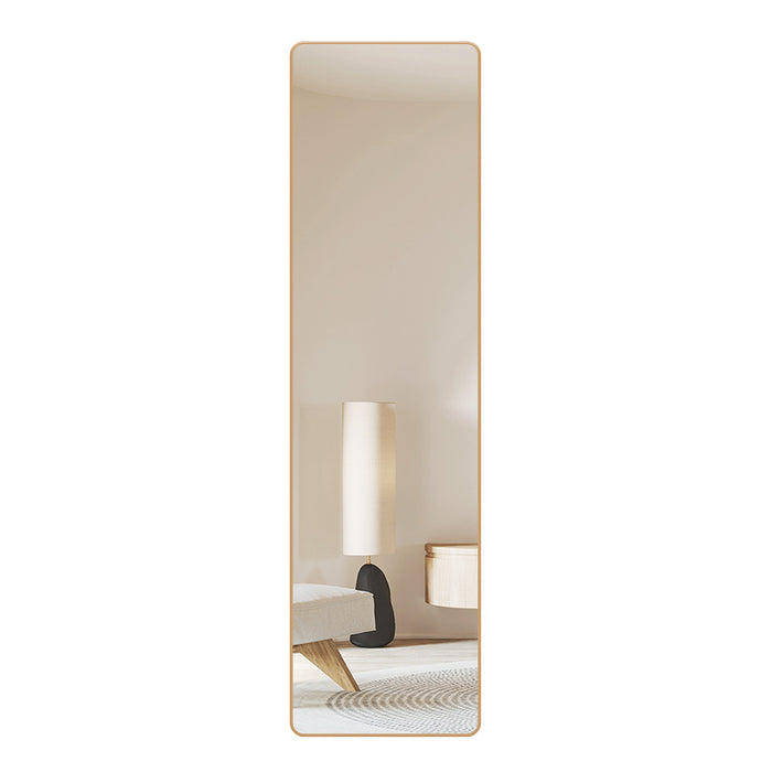 Wall Mounted Full Length Mirror - Gold