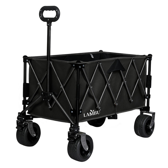 Goslash Picks Folding Wagon Cart Black