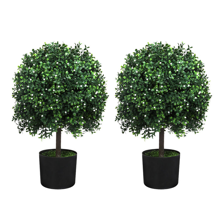 Goslash Picks Artificial Boxwood Topiary Ball Tree