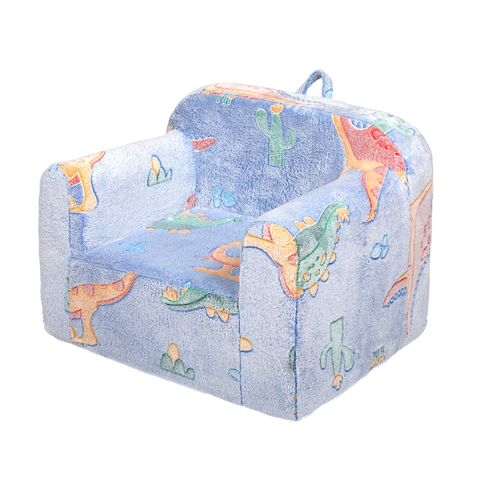 Goslash Picks Kids Sofa - Grey Blue 62Cm X 48Cm X 49Cm