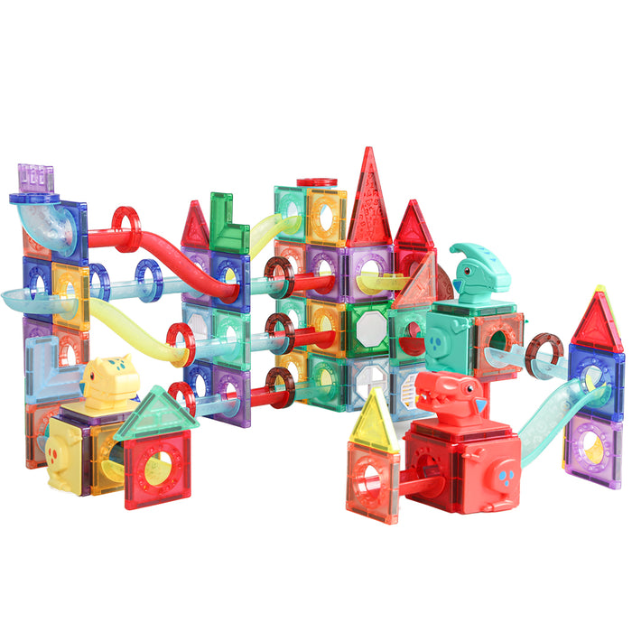 Goslash Picks Kids Magnetic Tiles Blocks Dinosaur