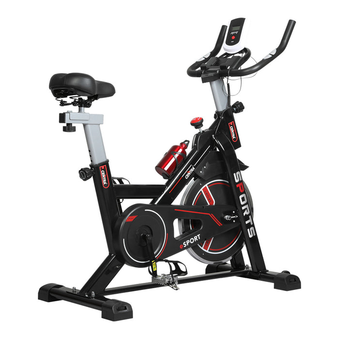 Exercise Cycling Bike Trainer - Black Red