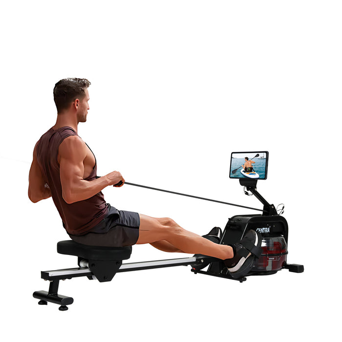 Water Rowing Machine - Black Red