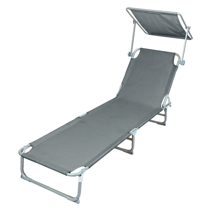 Goslash Picks Foldable Lounge Chairs With Canopy Grey