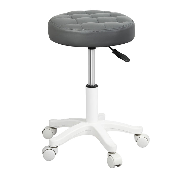 Goslash Picks Rolling Bar Stool - Grey 48Cm X 48Cm X 60Cm