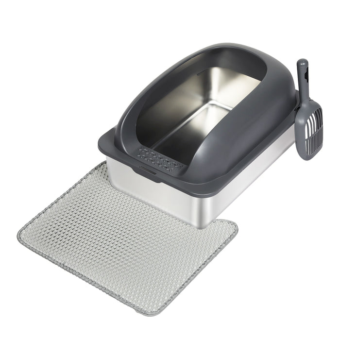 Goslash Picks Cat Litter Box - Grey