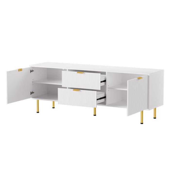 160Cm Entertainment Unit - White