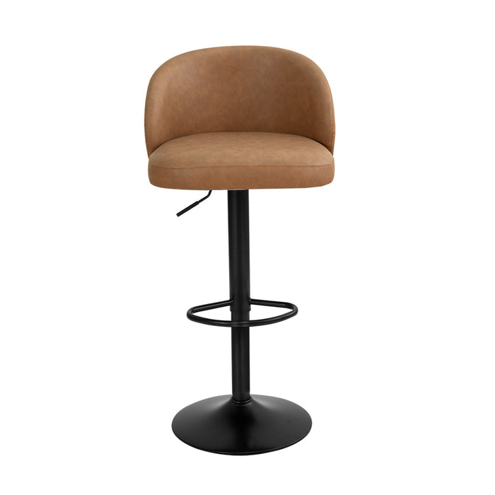 Goslash Picks Rolling Bar Stool - Brown