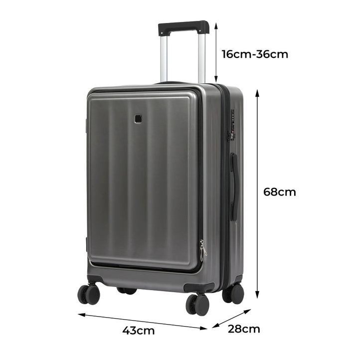 Goslash Picks 26"Luggage Trolley Travel Suitcase