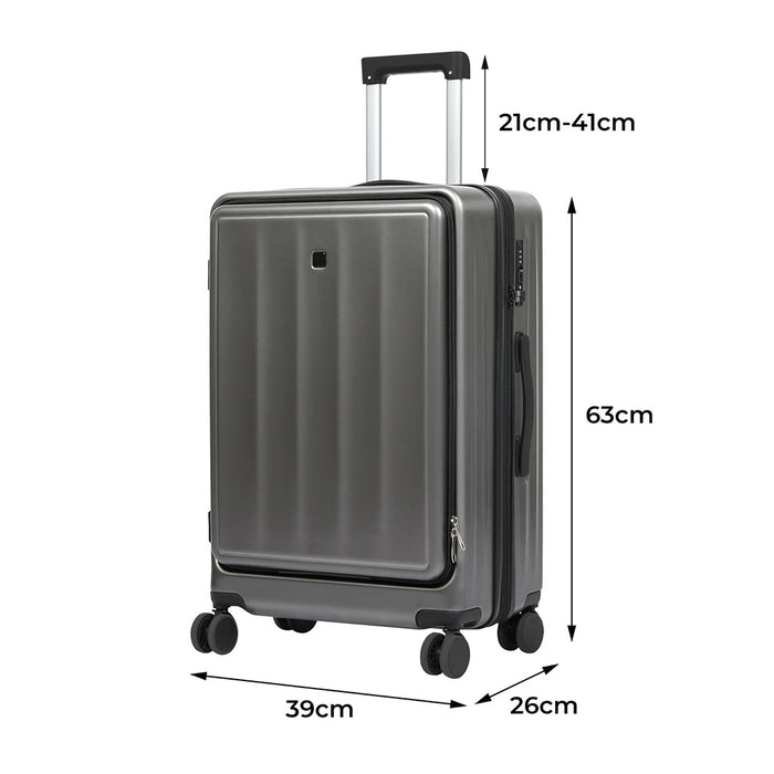 Goslash Picks 24"Luggage Trolley Travel Suitcase