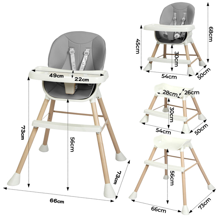 Goslash Picks 6-In-1 Baby High Chair