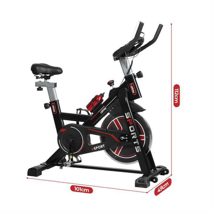 Exercise Cycling Bike Trainer - Black Red