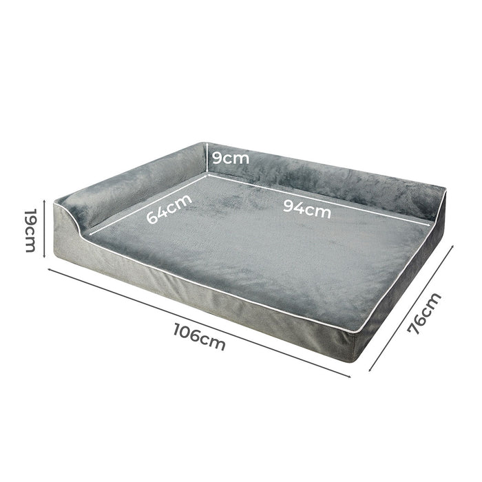 Goslash Picks Orthopedic Dog Bed Xl Grey