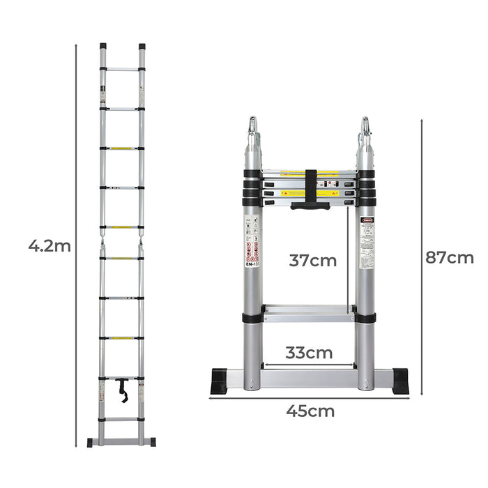 Goslash Picks Folding Multi Purpose Ladder 10 Step