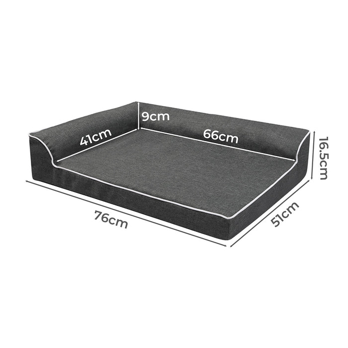 Goslash Picks Orthopedic Dog Bed M Grey